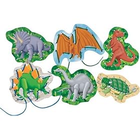 Dot-2-Dot Lacing Dinosaurs