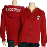 Indiana Hoosiers Ladies Crimson Academy Full Zip Hoody Sweatshirt