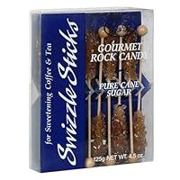 DandP Swizzle Stix, Amber, 10 Piece Box (Pack of 3)