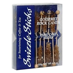 D&P Swizzle Stix, Amber Caramel, 10 Piece Box (Pack of 3)
