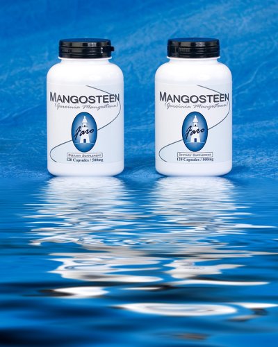Mangosteen (Garcinia Mangostan) - 100% Pericarp Powder Capsules - 2 Bottles of 120... by Faro Company