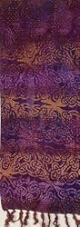 Rayon Scarves - Celtic and Tribal Batiks, 10" X 66"