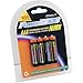 Power2000 XP4AAA-11 1150mAh NiMH AAA Rechargeable Batteries (4 Pack)