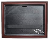 Baltimore Ravens Removable Face Jersey Display, Mahogany