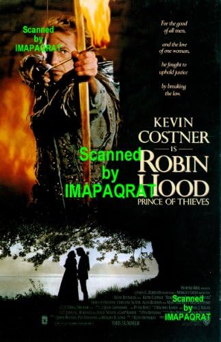 Robin Hood Prince of Thieves: Kevin Costner: Great Movie Photo Print Ad