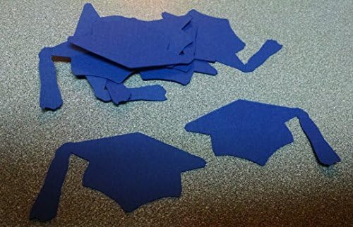 Graduation Hats Die Cuts Set - Blue (20pieces)
