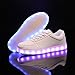 CIOR Mens Womens Boys Girls 11 Colors LED Sneakers Light Up Flashing Shoes For Halloween,101A,02,32