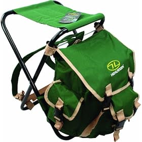 HIGHLANDER FISHING STOOL/SEAT/CHAIR WITH RUCKSACK BAG