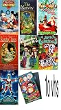 christmas pack 10 vhs: Christmas Collection, Mickey's Christmas Carol , Pj's Unfunnybunny Christmas, Greatest Adventure: Nativity, Year Without a Santa Claus, To Grandmother's House We Go , Pee-wee's Playhouse: Christmas Special , A Joyful Christmas, National Lampoon's Christmas Vacation,