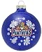FLORIDA PANTHERS (2 5/8" In Diameter) Glass Logo CHRISTMAS ORNAMENT (Snowflake Design)