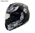 Advanced Hawk Modular Flip up Cross Dual Visor Full Face Motorcycle Helmet - Size : XL