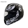 Advanced Hawk Modular Flip up Cross Dual Visor Full Face Motorcycle Helmet - Size : Medium