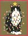Black & White Cat Christmas Cards