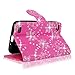 Cellularvilla Wallet Case for BLU Life Play L100A Pink Glitter Pu Leather Wallet Card Flip Open Pocket Case Cover Pouch