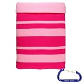 Gizmo Dorks Soft Knitted Cotton Sleeve Case (Pink) with Carabiner Key Chain for the Vizio 8 inch Tablet