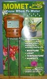 Digital Soil Moisture Meter MOMETplus for Orchids and House Plants, 4in1 Soil Meter: Soil Moisture, Light Level, Air Temperature and Humidity Meter