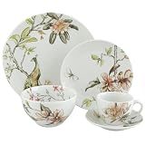 Loveramics Peacock 40-Piece Dinnerware Set, Service for 8