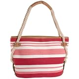 Magid Striped Rope Handle Hobo