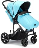 Britax 2000002360 - B-Smart 4 Kombiwagen mit Kinderwagenaufsatz blau Atoll
