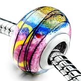 Pugster Gorgeous Color Fringe European Beads Fits Pandora Charm Bracelet