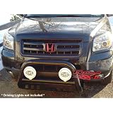 06-11 Honda Ridgeline Bull Bar Black Coated Carbon Steel by APS
