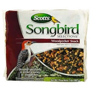 Scotts 1022825 Songbird Selections Woodpecker Snack 2-Pound
