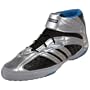 adidas Men's Vaporspeed II Heneery Cejudo Wrestling Shoe,Black/Silver/Pool,12 M US