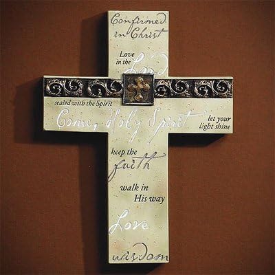 Abbey Press Confirmation Cross - Inspiration Faith Blessing Spirit 54694T-ABBEY