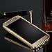 Creazy Rhinestone Metal Frame PC Mirror Back Case Cover For Samsung Galaxy S7 Edge (Gold)