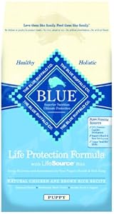 Blue Buffalo Dry Food for Puppies, Chicken and Rice Recipe, 30-Pound Bag Blue Buffalo Dry Food for Puppies, Chicken and Rice Recipe, 30-Pound Bag