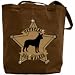 Canvas Tote Bag Brown  Official Australian Cattle Dog Walker  Dog