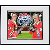 Jonathan Toews & Patrick Kane 2009 NHL Winter Classic Promotion Double Matted 8Ó x 10Ó Photograph