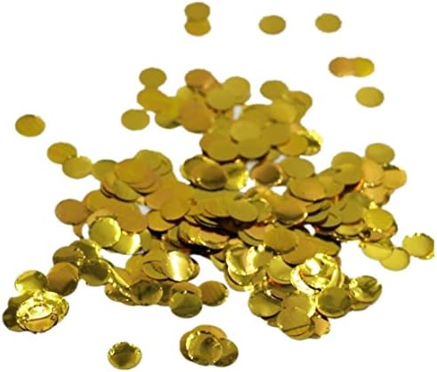 Parmay 2/5 inch Gold Foil Confetti Birthday Decoration 1/2 oz