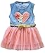 Baby Girls Child Princess Party Dress Clothes Kid Summer Denim Jeans Dress Skirt