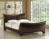 Home Comfort Wave 4ft6 Brown Double Bed Frame