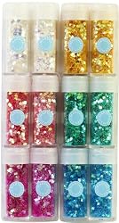 Martha Stewart Crafts Iridescent Glitter, 12-Pack