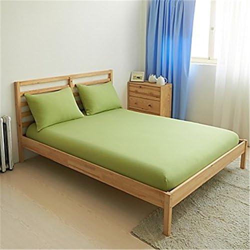 YBW-High quality Set Of 4 Muji Style 100% Cotton Knitted Fabric Fruit Green Duvet Covers