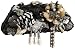 Mary Frances Accessories En-Vogue Evening Bag,Black /Ivory,one size