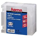 Hama Slim PP CD-ROM-Box 10, Transparent