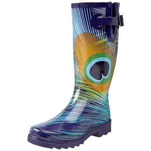 Chooka Women's Big Peacock Rain Boot