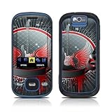 Rock Out Guitar Design Skin Decal Sticker for the Samsung Exclaim SPH M550 Cell Phone