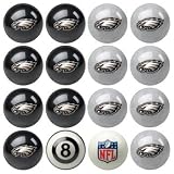 Philadelphia Eagles NFL Home vs. Away Billiard Balls Full Set (16 Ball Set) by Imperial International