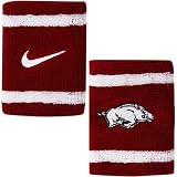 Nike Arkansas Razorbacks Cardinal Elite Wristbands