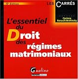 Revue Gualino éditeur  / L'essentiel du droit des régimes matrimoniaux