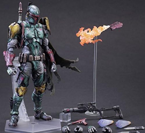 Star Wars Action Figure Boba Fett Play Arts Kai Toys PVC 280mm Anime Movie Toys Boba Fett Star Wars Playarts