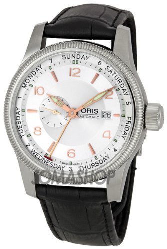 Oris Men's OR645-7629-4061LS Aviation Big Crown Silver Dial Watch