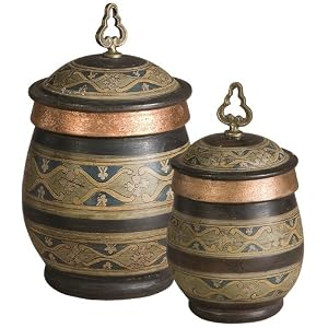 Cena Canisters Set of 2