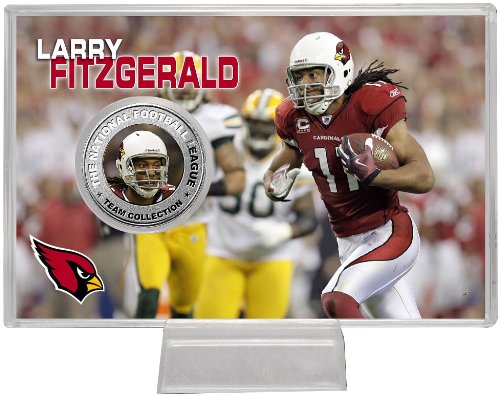 Highland Mint NFL Arizona Cardinals Larry Fitzgerald Silver Coin Card