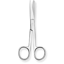Non Sterile Sharp Blunt Straight Scissor, 5-1/2" Length, For Single Use (Pack of 100)