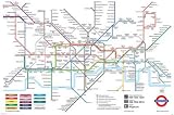 London Underground (Map) Art Poster Print - 24x36 Poster Print, 36x24 Poster Print, 36x24